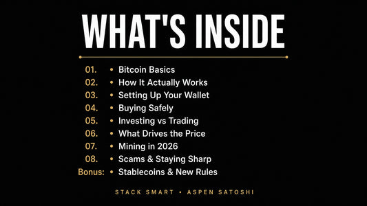 Stack Smart: The No-Hype Bitcoin Playbook
