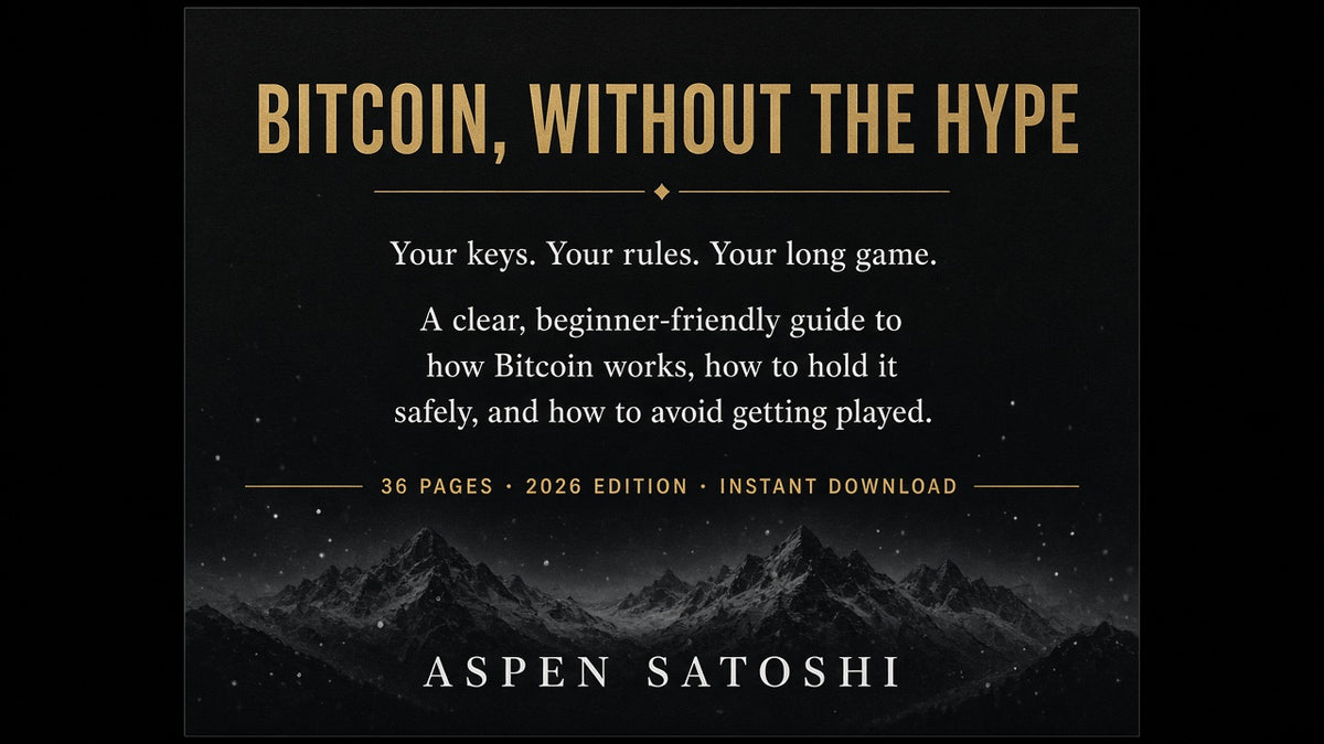 Stack Smart: The No-Hype Bitcoin Playbook